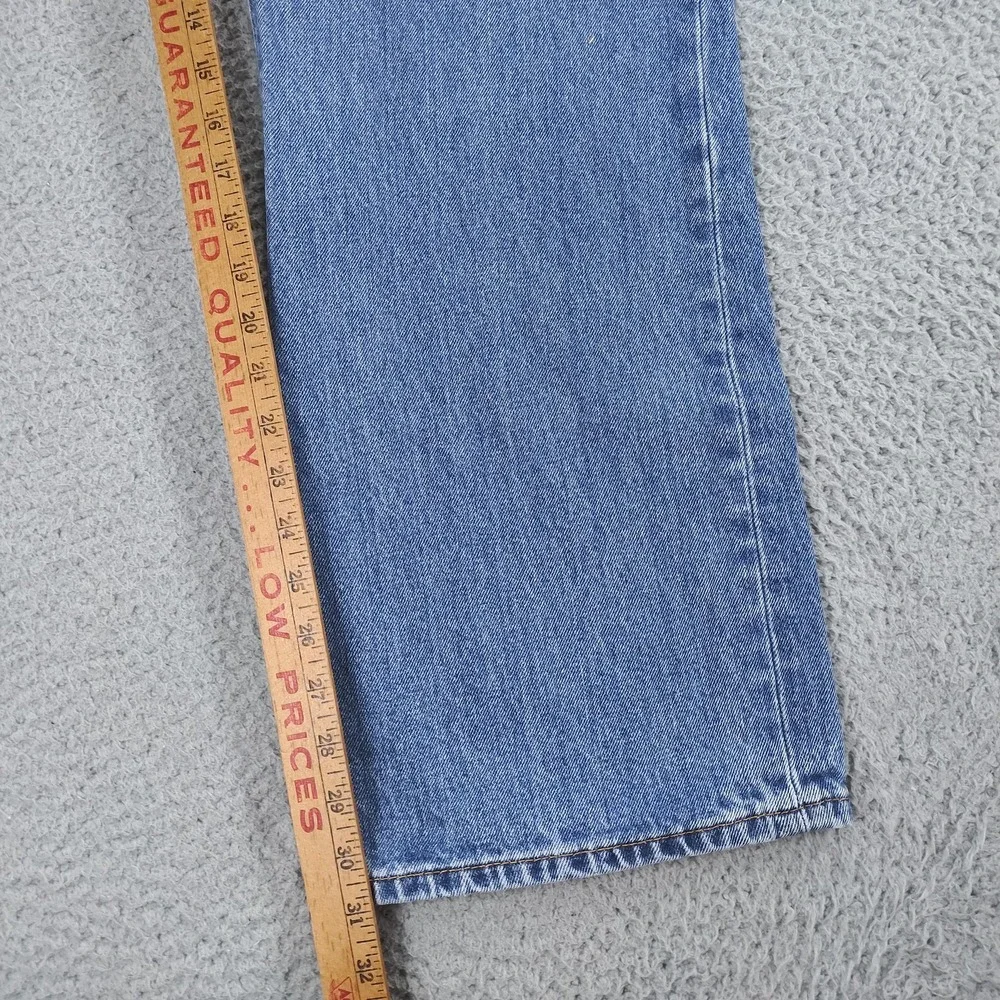 Levis 517 Jeans Mens 40x30 Blue Denim Bootcut Zip Fly High Rise Distressed